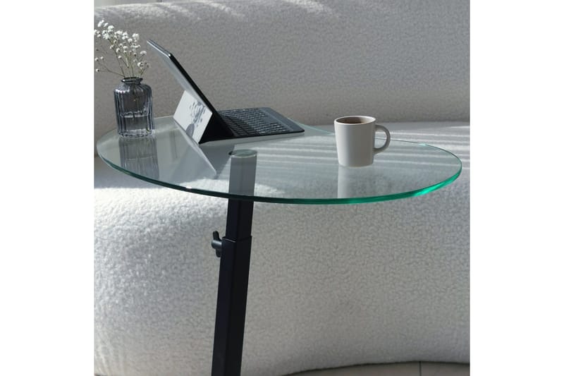 Athodna Soffbord 70x40x70 cm Oval - Svart - Möbler - Bord & matgrupp - Soffbord