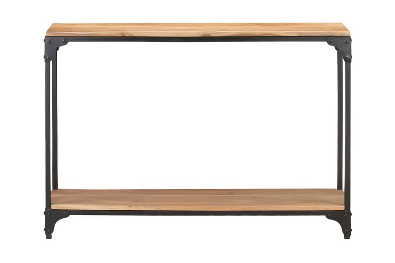 Avlastningsbord 110x30x75 cm massivt akaciaträ - Brun - Satsbord - Soffbord