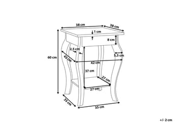 Avon Soffbord 42 cm - Vit - Möbler - Bord & matgrupp - Soffbord