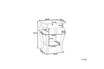 Avon Soffbord 42 cm - Vit - Möbler - Bord & matgrupp - Soffbord