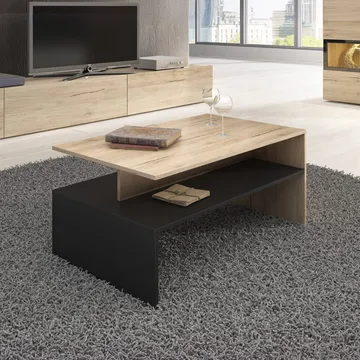 Soffbord Baros - San Remo Ek Ljust Laminat - Möbler - Bord & matgrupp - Soffbord