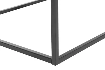 Barreras Soffbord 100 cm Marmormönster - Svart - Möbler - Bord & matgrupp - Soffbord