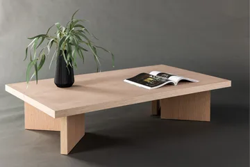 Bassholmen Soffbord 140x80 cm - Whitewash - Möbler - Bord & matgrupp - Soffbord