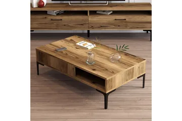 Bauksa Soffbord 105x32,6x105 cm - Brun - Möbler - Bord & matgrupp - Soffbord