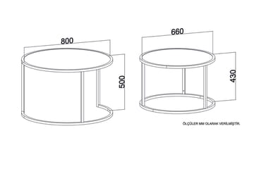 Bazra Satsbord - Vit - Möbler - Bord & matgrupp - Soffbord