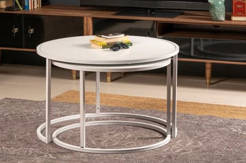 Bazra Satsbord - Vit - Möbler - Bord & matgrupp - Soffbord