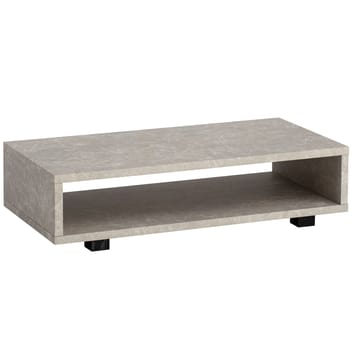 Belaro Soffbord 100 cm - Sandgrå och svart - Möbler - Bord & matgrupp - Soffbord - Soffbord med förvaring