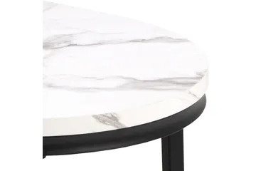 Belgrat Soffbord 70 cm Rund - Vit - Möbler - Bord & matgrupp - Soffbord