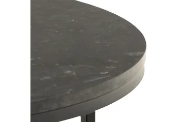 Belgrat Soffbord 80 cm Rund - Svart - Möbler - Bord & matgrupp - Soffbord