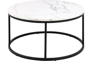 Belgrat Soffbord 80 cm Rund - Vit - Möbler - Bord & matgrupp - Soffbord