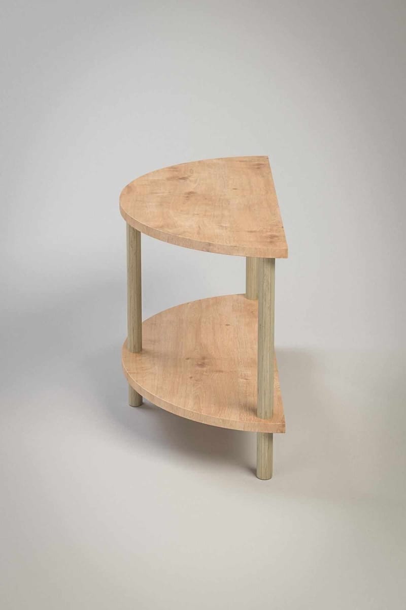 Belvo Soffbord 60x42x30 cm - Sapphire Oak - Möbler - Bord & matgrupp - Soffbord