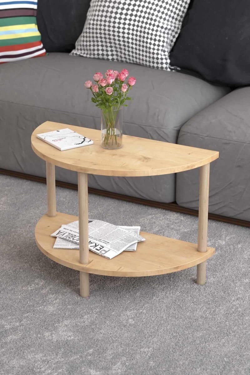 Belvo Soffbord 60x42x30 cm - Sapphire Oak - Möbler - Bord & matgrupp - Soffbord