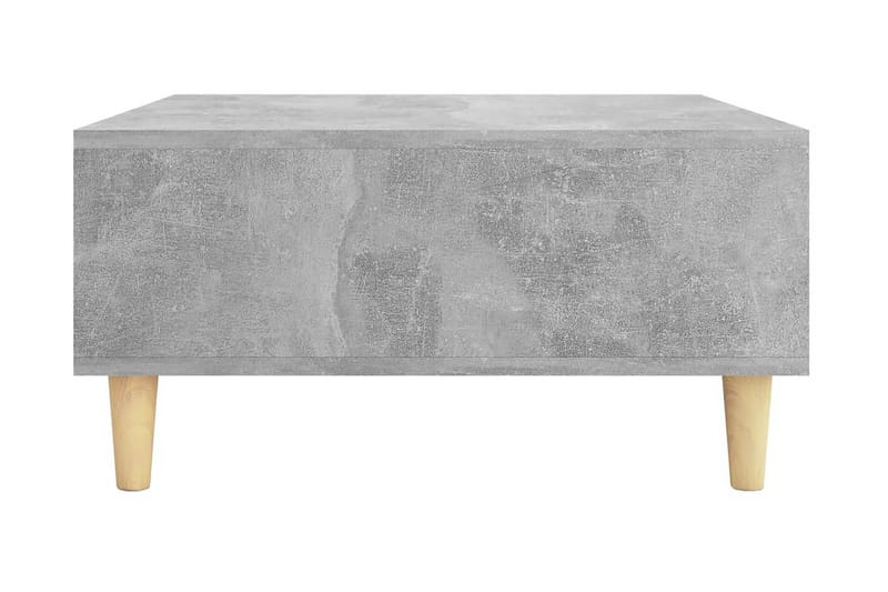 Soffbord betonggrå 60x60x30 cm spånskiva - Grå - Soffbord