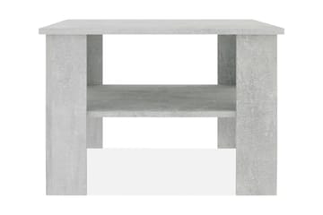 Soffbord betonggrå 60x60x42 cm spånskiva