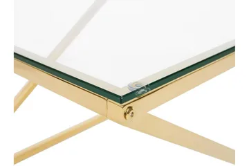 Beverly Kvadratiskt Soffbord 60 cm i Glas - Transparent - Möbler - Bord & matgrupp - Soffbord