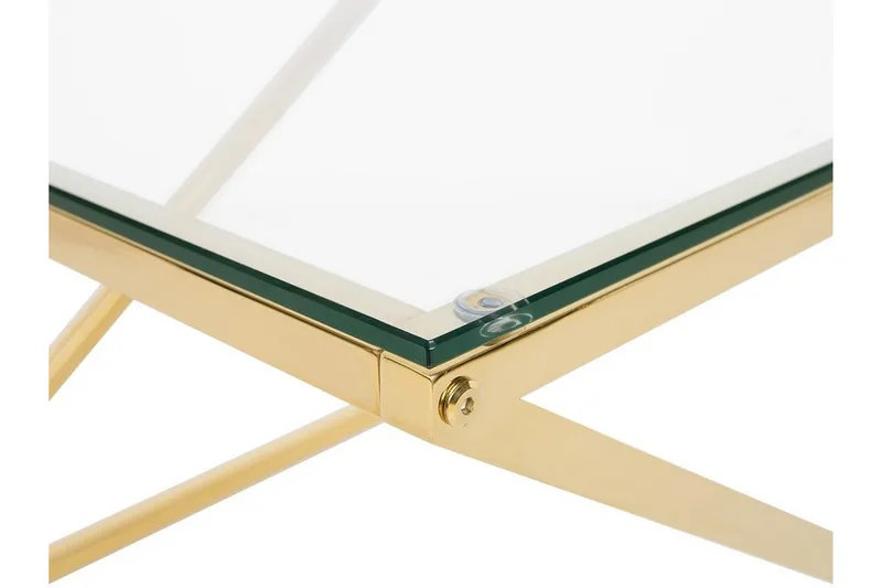 Beverly Kvadratiskt Soffbord 60 cm i Glas - Transparent - Möbler - Bord & matgrupp - Soffbord
