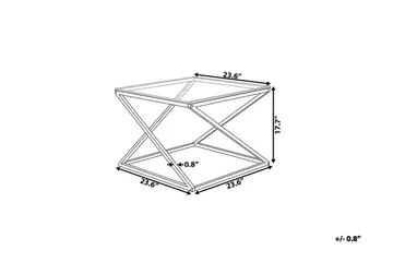 Beverly Soffbord 60 cm - Silver - Möbler - Bord & matgrupp - Soffbord