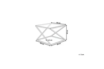 Beverly Soffbord 60 cm - Silver - Möbler - Bord & matgrupp - Soffbord
