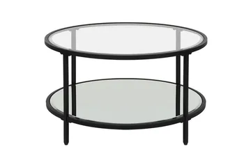 Soffbord Birney Svart/genomskinlig - Svart/genomskinlig - Möbler - Bord & matgrupp - Soffbord