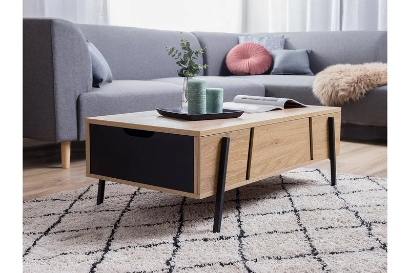 Blackpool Soffbord 107 cm - Trä/Natur - Möbler - Bord & matgrupp - Soffbord