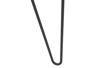 Bondiss 45 cm Runt Soffbord med Hårnålsben i Teak - Brun - Möbler - Bord & matgrupp - Soffbord