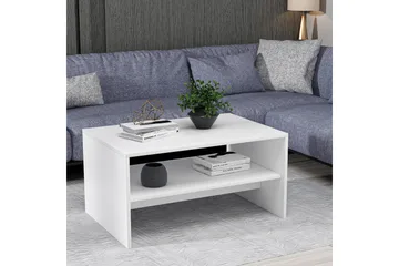 Bozdogan Soffbord 90x46,8x90 cm - Vit - Möbler - Bord & matgrupp - Soffbord