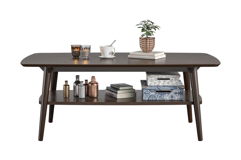 Soffbord Brittany 120 cm Natur - Valnötsbrun - Soffbord