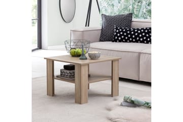 Bulanda Soffbord 60 cm med Förvaring Hylla - Natur - Möbler - Bord & matgrupp - Soffbord