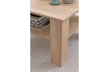 Bulanda Soffbord 60 cm med Förvaring Hylla - Natur - Möbler - Bord & matgrupp - Soffbord