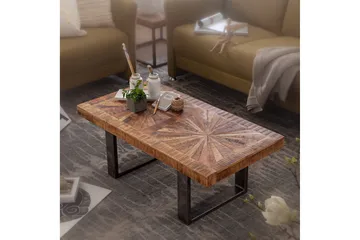 Buncton Soffbord 105 cm - Mangoträ/Svart - Möbler - Bord & matgrupp - Soffbord