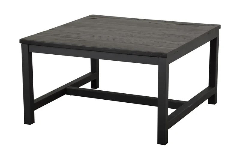 Burgoon Rustikt Rektangulärt Soffbord 80 cm i Trä - Mörkgrå - Möbler - Bord & matgrupp - Soffbord