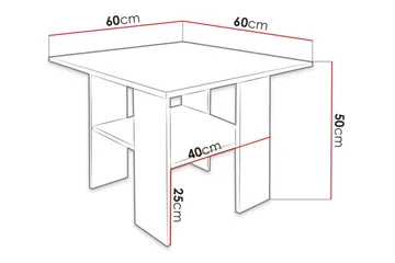 Carnew Soffbord 60 cm Black - Möbler - Bord & matgrupp - Soffbord