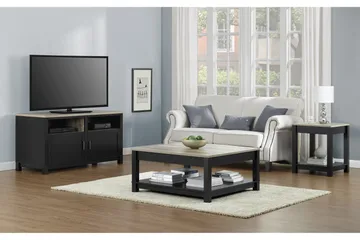 Carver Soffbord 90 cm Svart - Dorel Home - Möbler - Bord & matgrupp - Soffbord