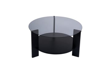 Soffbord Clara 75 cm med Glasskiva