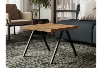 Clogsville Kvadratiskt Soffbord 60 cm i Målat Trä - Ekbrun - Möbler - Bord & matgrupp - Soffbord