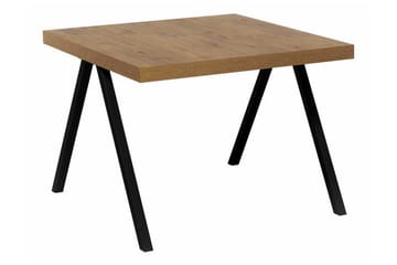Clogsville Kvadratiskt Soffbord 60 cm i Målat Trä - Ekbrun - Möbler - Bord & matgrupp - Soffbord