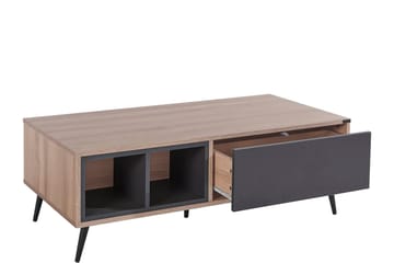 Cobham 120 cm Rektangulärt Soffbord med Lådor i Målat Trä - Ljusbrun - Möbler - Bord & matgrupp - Soffbord