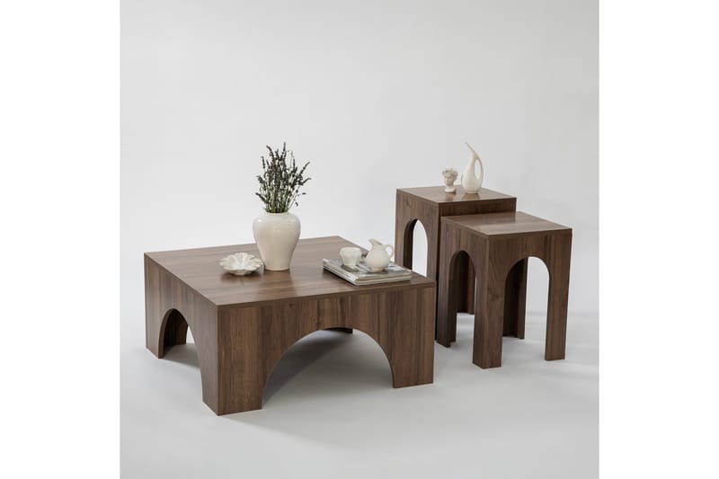 Collesium Soffbord 80 cm - Valnöt - Möbler - Bord & matgrupp - Soffbord