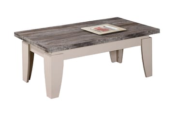 Comfortale 110 cm Rektangulärt Soffbord i Målat Trä - Gråbrun - Möbler - Bord & matgrupp - Soffbord