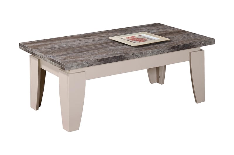 Comfortale 110 cm Rektangulärt Soffbord i Målat Trä - Gråbrun - Möbler - Bord & matgrupp - Soffbord