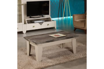 Comfortale 110 cm Rektangulärt Soffbord i Målat Trä - Gråbrun - Möbler - Bord & matgrupp - Soffbord