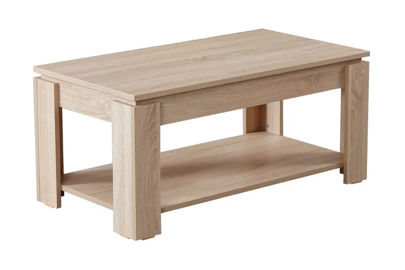 Comfortale Soffbord 104 cm med Förvaring Hylla - Bok - Möbler - Bord & matgrupp - Soffbord