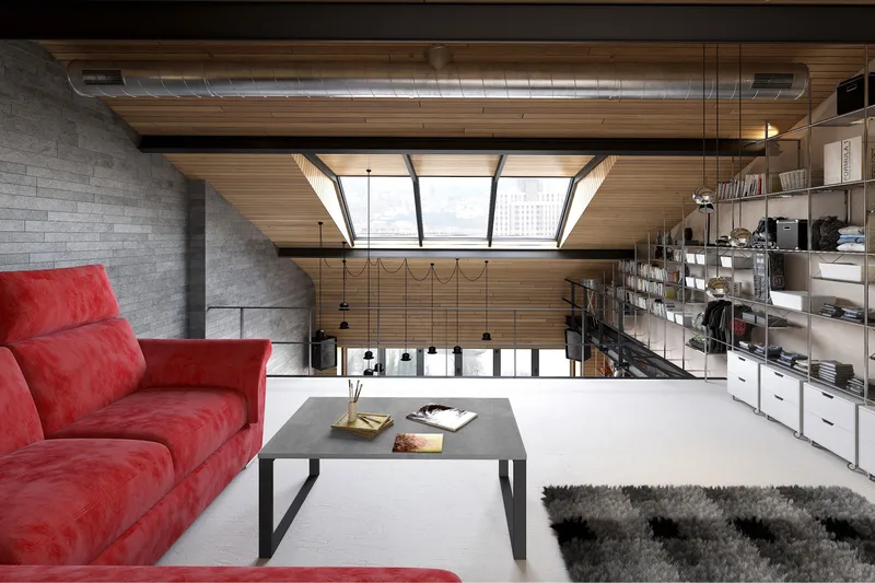 Connel Soffbord 90 cm - Betonggrå/Svart - Möbler - Bord & matgrupp - Soffbord