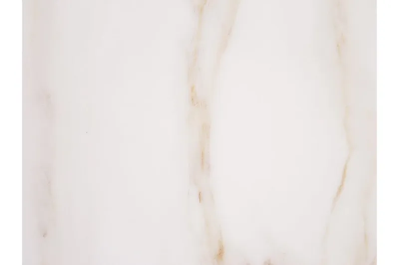 Coralla Soffbord 70 cm Runt Marmormönster - Vit/Koppar - Möbler - Bord & matgrupp - Soffbord