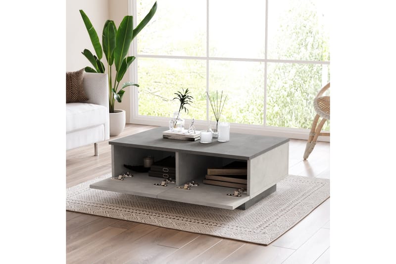 Cranner Soffbord 90 cm - Silver/Antracit - Möbler - Bord & matgrupp - Soffbord