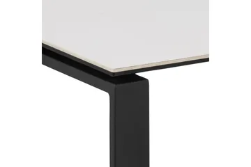Cynthia Rektangulärt Satsbord Soffbord 115 cm i Keramik med Metallben - Vit - Möbler - Bord & matgrupp - Soffbord