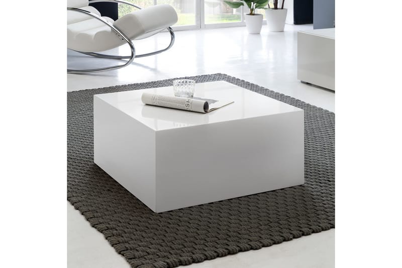 Darey Soffbord 60 cm - Vit Högglans - Möbler - Bord & matgrupp - Soffbord