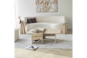 Dasina Satsbord 105 cm - Travertine - Möbler - Bord & matgrupp - Soffbord
