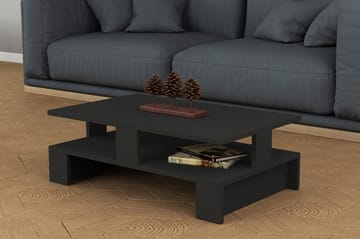 Decorta Soffbord 80 cm med Förvaring Hylla - Mörkgrå - Möbler - Bord & matgrupp - Soffbord - Soffbord med förvaring