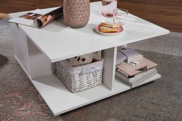 Delgadillo Soffbord 70 cm - Vit - Möbler - Bord & matgrupp - Soffbord